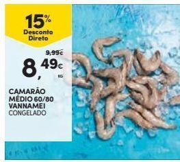 Continente Bom dia Camarão promoção