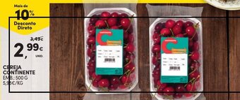 Continente CEREJA CONTINENTE EMB.: 500 G promoção
