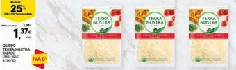 Continente QUEIJO TERRA NOSTRA RALADO EMB: 150 G promoção