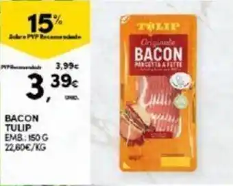 Continente BACON TULIP EMB.: 150 G promoção