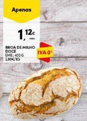 Continente BROA DE MILHO DOCE EMB: 400 G promoção