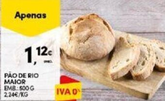 Continente PÃO DE RIO MAIOR EMB: 500 G promoção