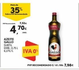 Azeite gallo