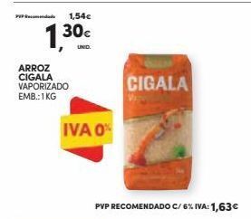 Continente Bom dia Arroz cigala promoção