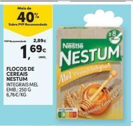 Continente Bom dia Cereais nestlé promoção
