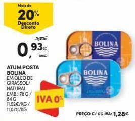 Continente Bom dia Atum em lata bolina promoção