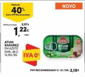Continente Bom dia Atum em lata ramirez promoção
