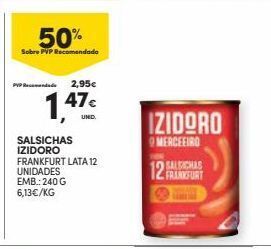 Continente Bom dia Salsicha izidoro promoção