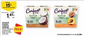 Continente Bom dia Iogurte corpos danone promoção