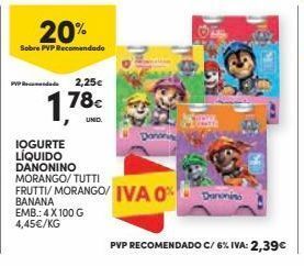 Iogurte danonino