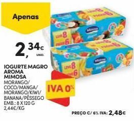 Continente Bom dia Iogurte mimosa promoção