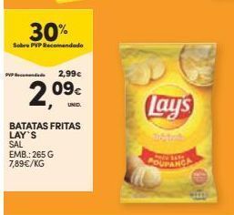 Continente Bom dia Batata chips lay's promoção