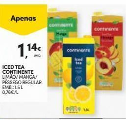 Chá gelado continente