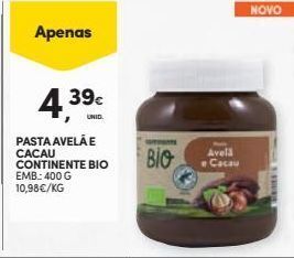 Continente Bom dia Creme de avelã continente promoção