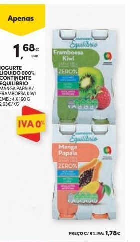 Continente Bom dia Iogurte continente promoção