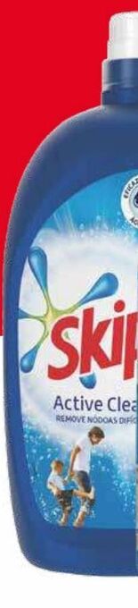 Recheio Detergente líquido skip promoção