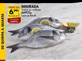 Pingo Doce Dourada promoção