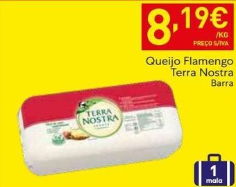 Recheio Queijo de barra terra nostra promoção