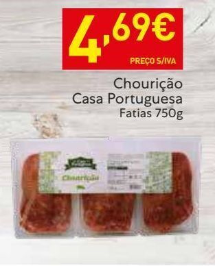 Recheio Chouriço promoção