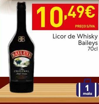 Recheio Licor baileys promoção