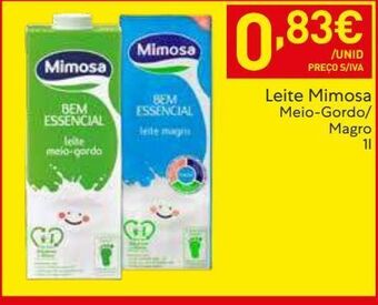 Recheio Leite mimosa promoção