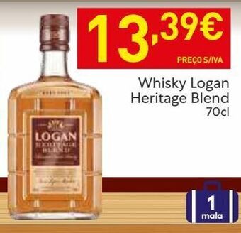 Recheio Uísque logan promoção