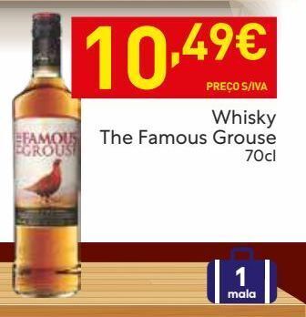 Recheio Uísque the famous grouse promoção