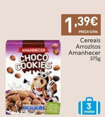 Recheio Cereais amanhecer promoção