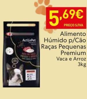 Recheio Ração para cães activpet promoção