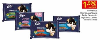 Recheio Ração para gatos felix promoção