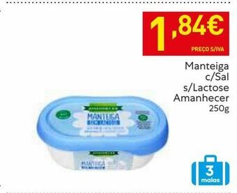 Recheio Manteiga amanhecer promoção