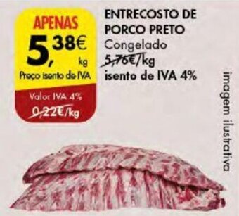 Pingo Doce ENTRECOSTO DE PORCO PRETO Congelado kg promoção