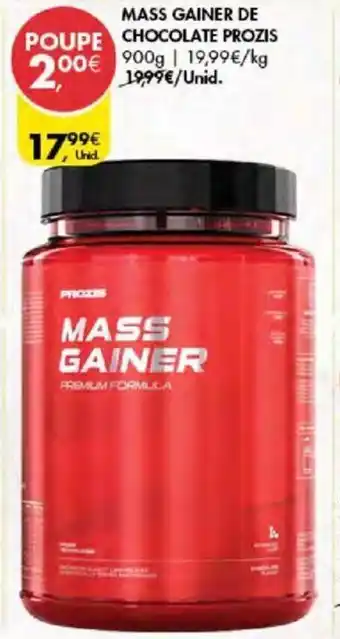 Pingo Doce MASS GAINER DE POUPE CHOCOLATE PROZIS 900g promoção