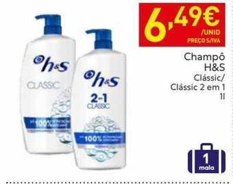 Recheio Shampoo head & shoulders promoção