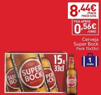 Recheio Cerveja super bock promoção