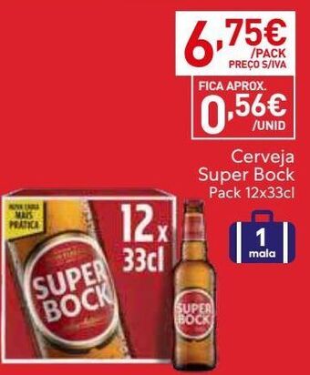 Recheio Cerveja super bock promoção