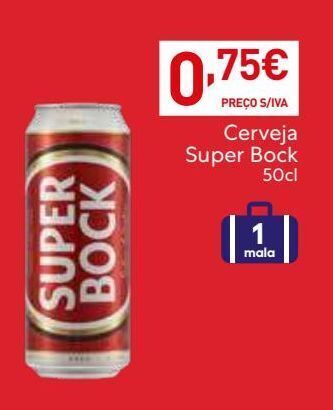 Recheio Lata de cerveja super bock promoção