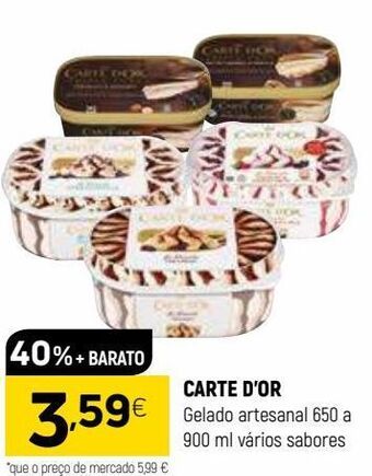 Coviran Gelados carte d'or promoção