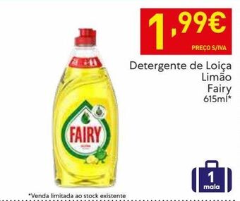 Recheio Detergente lavalouça fairy promoção