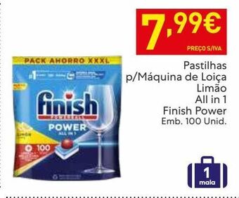 Recheio Detergente finish promoção