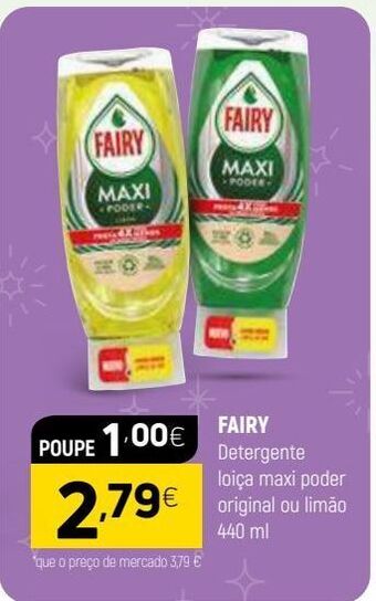 Coviran Detergente lavalouça fairy promoção