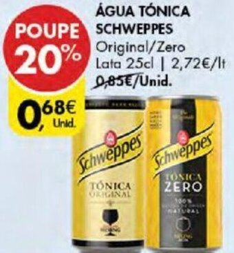 ÁGUA TÓNICA Schweppes