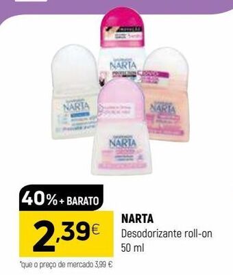 Desodorizante narta