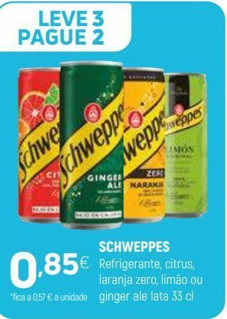 Coviran Refrescos schweppes promoção
