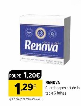Coviran Guardanapos de papel renova promoção