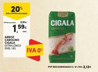 Arroz cigala