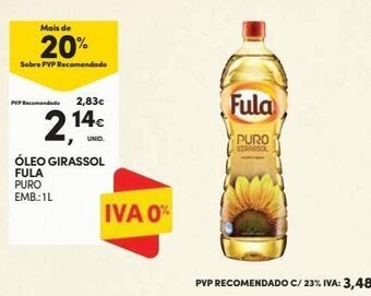 Óleo de girassol fula