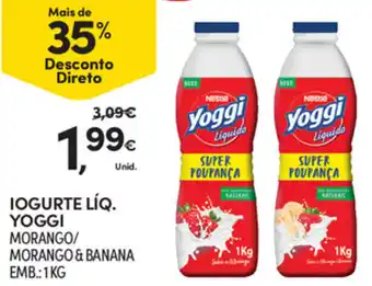 Continente Iogurte Líq. Yoggi 1kg promoção