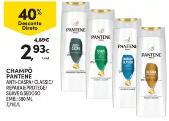 Continente Champô Pantene 380ml promoção