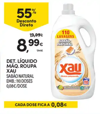 Continente Det. Líquido Maq. Roupa Xau 110 Doses promoção